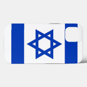 Coques Case-Mate iPhone Coque-Mate de pomme patriotique, drapeau d'Israël (Verso (horizontal))