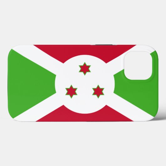 Coques Case-Mate iPhone Coque-Mate de pomme patriotique, drapeau du Burund (Verso (horizontal))
