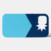Coques Case-Mate iPhone Coque-Mate de pomme patriotique, drapeau du Minnes (Verso (horizontal))