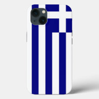 Coque-Mate de pomme patriotique, drapeau grec