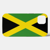Coques Case-Mate iPhone Coque-Mate de pomme patriotique, drapeau jamaïcain (Verso (horizontal))