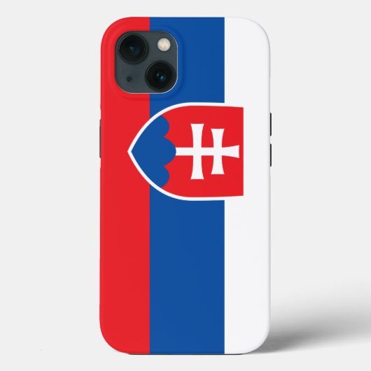 Coques Case-Mate iPhone Coque-Mate de pomme patriotique, drapeau slovaque (Verso)