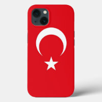 Coque-Mate de pomme patriotique, drapeau turc