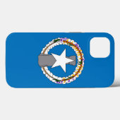 Coques Case-Mate iPhone Coque-Mate de pomme patriotique, Mariana septentri (Verso (horizontal))