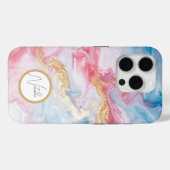 Coques Case-Mate iPhone Coque-Mate de script élégant de couleur pastel (Verso (horizontal))