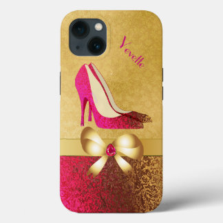 Case-Mate iPhone Case Coque-Mate iP de Stiletto à la mode rose et or