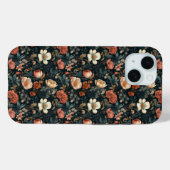 Coques Case-Mate iPhone Coque-Mate Tough Apple iPhone 15 Coque, Floral (Verso (horizontal))