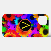 Coques Case-Mate iPhone Coque-Mate Tough Xtreme iPhone X FLEURS & INITIAL (Verso (horizontal))