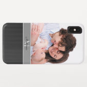 Coques Case-Mate iPhone Coque: Monogramme et photo (Dos (Horizontal))