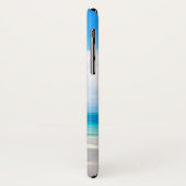 Coques Case-Mate iPhone Coque: Plage tropicale Ocean avec nom (Dos/Gauche)