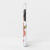 Coques Case-Mate iPhone Coquelicot rouge et bleuet aquarelle (Dos/Gauche)