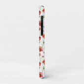 Coques Case-Mate iPhone Coquelicots et fleurs sauvages blanches de prairie (Dos/Gauche)