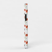 Coques Case-Mate iPhone Coquelicots et fleurs sauvages blanches de prairie (Dos/Droite)