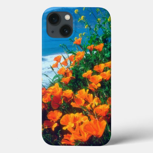 Coques Case-Mate iPhone Coquelicots le long de la côte Pacifique près de B (Verso)