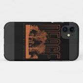 Coques Case-Mate iPhone Coques iPhone 11 futuristes noir et orange pour la (Dos (Horizontal))