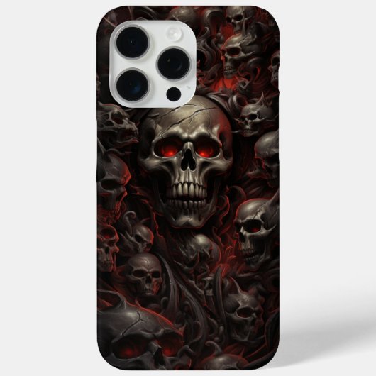 Coques Case-Mate iPhone Coques iPhone 15 Pro Max - Séries Skull -7 (Verso)