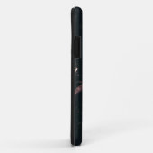 Coques Case-Mate iPhone Coques iphone abstraits en plumes roses (Dos/Droite)