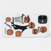 Coques Case-Mate iPhone Coques iphone de basket-ball (Dos (Horizontal))