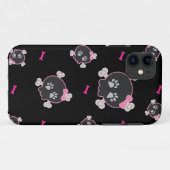 Coques Case-Mate iPhone Coques iphone de crâne de pattes (Dos (Horizontal))