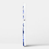 Coques Case-Mate iPhone Coques iphone d'images bleu et blanc (Verso / Gauche)