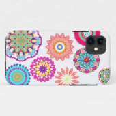 Coques Case-Mate iPhone Coques iphone floraux de motif de mandala abstrait (Dos (Horizontal))