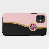 Coques Case-Mate iPhone Coques iphone Girly roses de bijou (Dos (Horizontal))