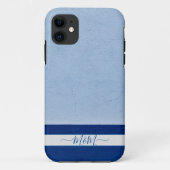 Coques Case-Mate iPhone Coques iphone muraux gris bleu (Dos)