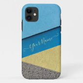 Coques Case-Mate iPhone Coques iphone muraux gris et jaunes (Dos)