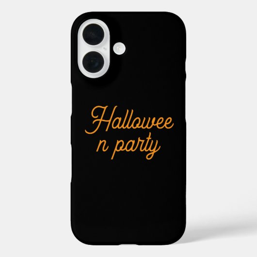 Coques Case-Mate iPhone Coques iphone noirs Geft16 fête d'halloween (Verso)