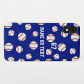 Coques Case-Mate iPhone Coques iphone personnalisables de base-ball, (Dos (Horizontal))