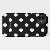 Coques Case-Mate iPhone coques iphone Pois chic (noir) (Dos (Horizontal))