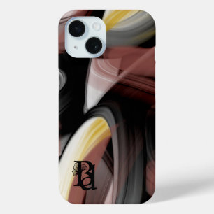 Coques pour iPhone Tendance Abstrait Noir Blanc Po