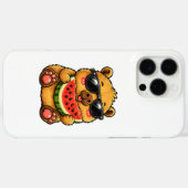 Coques Case-Mate iPhone Coquet Capybara Pastèque Été (Verso (horizontal))