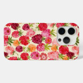 Coques Case-Mate iPhone Coquette à l'aquarelle framboise (Verso (horizontal))