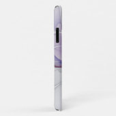 Coques Case-Mate iPhone Coquette Abstraite de fleurs pourpres (Dos/Droite)