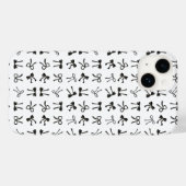 Coques Case-Mate iPhone Coquette black Bows (Verso (horizontal))