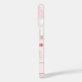 Coques Case-Mate iPhone Coquette feu rose sapin (Verso / Gauche)