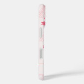 Coques Case-Mate iPhone Coquette feu rose sapin (Verso / Droite)
