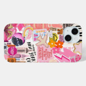 Coques Case-Mate iPhone Coquette Girl Preppy Collage, Dossier téléphonique (Verso (horizontal))