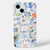 Coques Case-Mate iPhone Coquette Girl Preppy Collage, Dossier téléphonique (Verso)