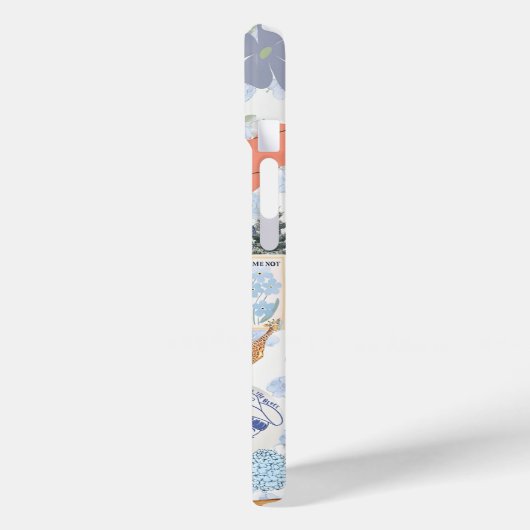 Coques Case-Mate iPhone Coquette Girl Preppy Collage, Dossier téléphonique (Verso / Gauche)