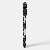 Coques Case-Mate iPhone Coquette Imprimé Léopard Rose Chic Monogramme (Verso / Droite)