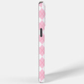 Coques Case-Mate iPhone Coquette Monogramme rose Jacquard rose cerise (Verso / Droite)