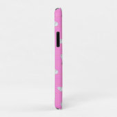 Coques Case-Mate iPhone Coquette Personnalisée Pink Plaid Halloween Skuls (Dos/Droite)