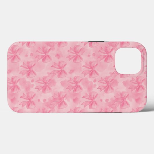 Coques Case-Mate iPhone Coquette Pink Bows (Verso (horizontal))