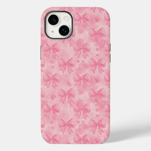 Coques Case-Mate iPhone Coquette Pink Bows (Verso)