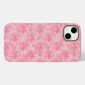 Coques Case-Mate iPhone Coquette Pink Bows (Verso (horizontal))