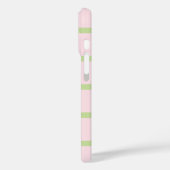 Coques Case-Mate iPhone Coquette Préparation Chic Pastel Vert Et Rose Rayu (Verso / Gauche)