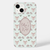 Coques Case-Mate iPhone Coquette Rose et bow (Verso)