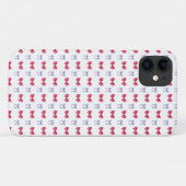 Coques Case-Mate iPhone Coquette rose et pourpre (Dos (Horizontal))